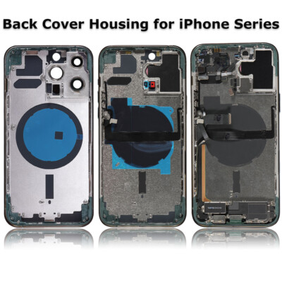 Rear Back Housing Battery Cover For iPhone 12 11 XR X XS 13 Mini 14 Pro Max Lot