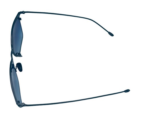 Gafas de sol cuadradas de metal marino John Varvatos para hombre V524. 57mm - Imagen 4 de 10