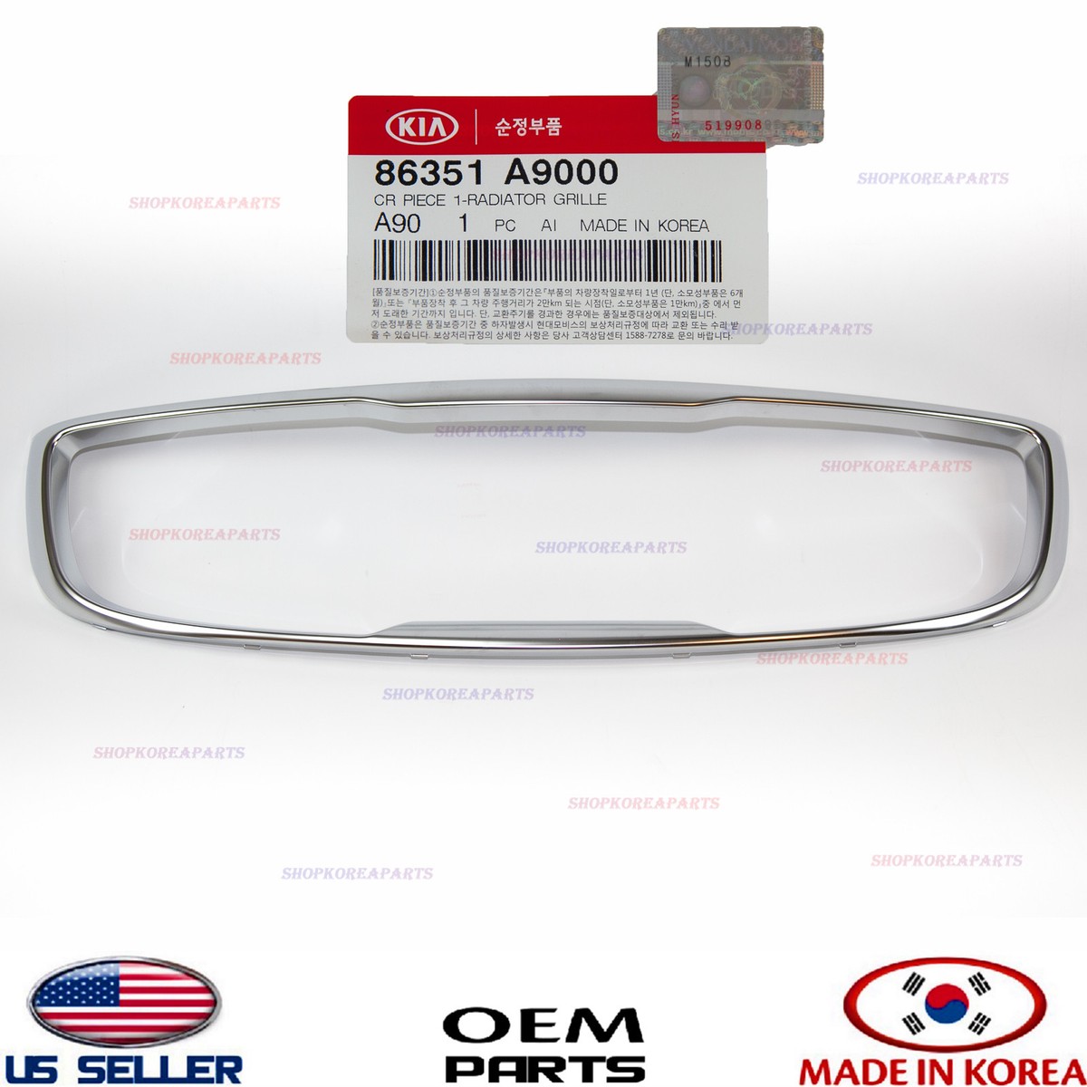 ✓Genuine✓ Grille Surround Radiator Chrome ⭐OEM⭐ Kia Sedona