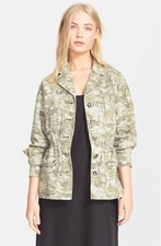 Atm Anthony Thomas Melillo Camo Field Jacket Army Green Cotton S Small £420 New