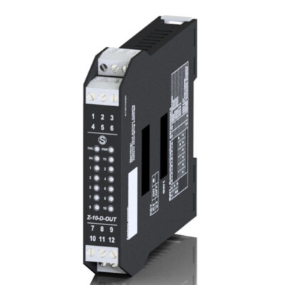 Z-10-D-OUT: Modbus module with 10 MOSFET digital outputs
