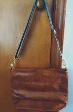 NWOT purse shoulder bag,soft faux leather, removeable silky strap, 13" w X 11" h