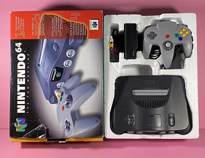 Nintendo 64 in box RARE matching serial numbers with proof