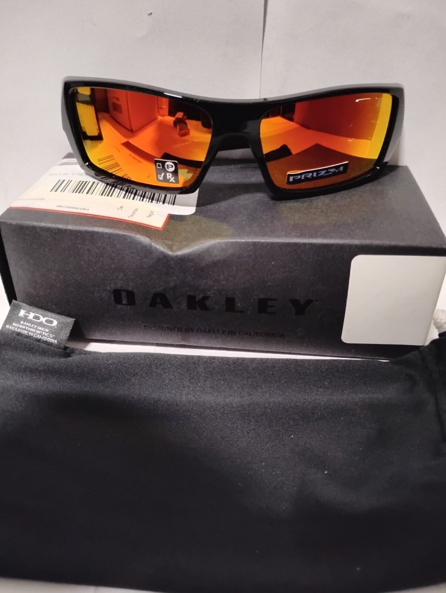 Oakley Gascan Sunglasses OO9014-4460 Black Prizm Ruby Gascan
