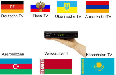 RUSSISCHE TV Sat Receiver Premium  X  520 se B  FTA  HD
