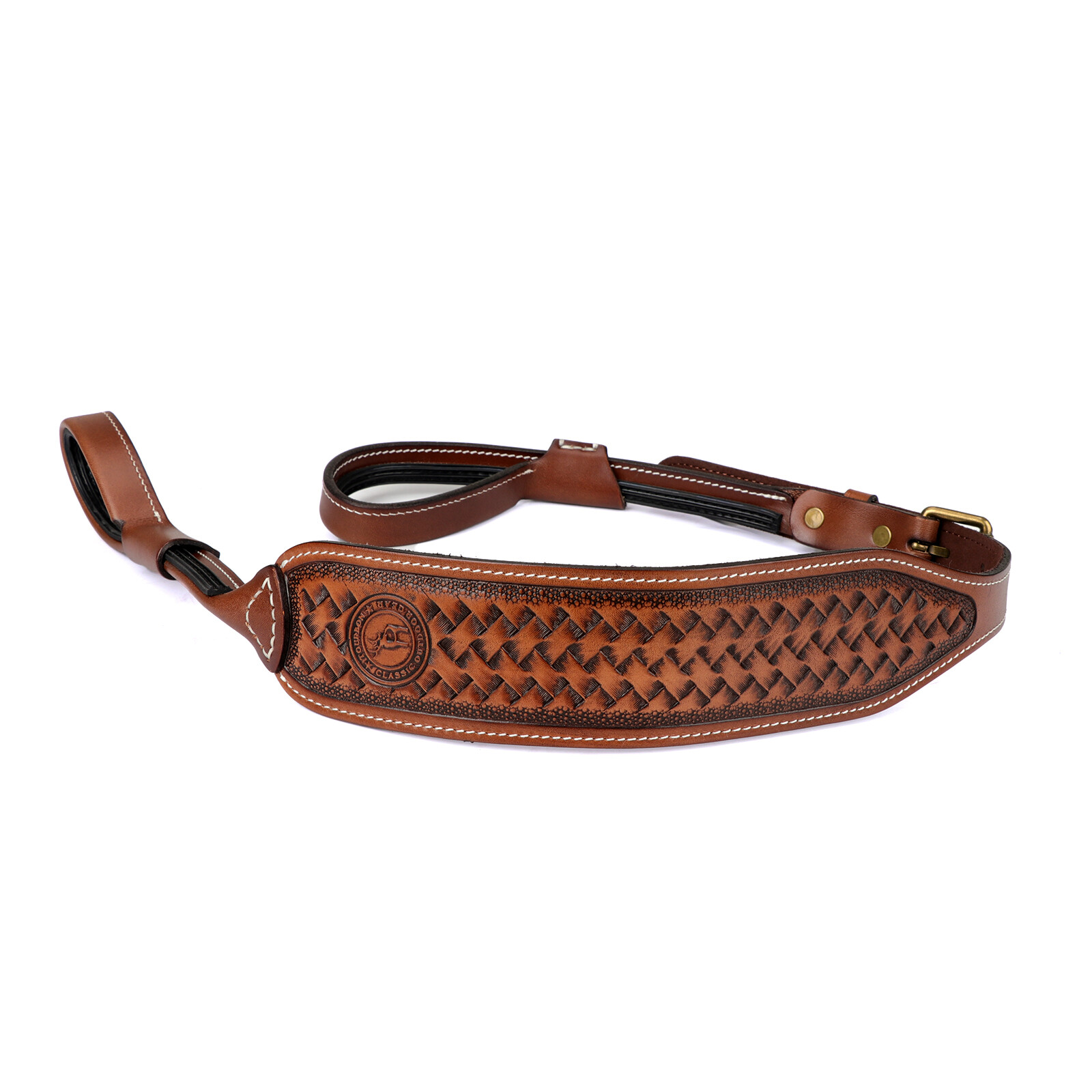 TOURBON Leather NO-Drill Gun Sling Hunting Rifle Shotgun Strap US-Special Offer