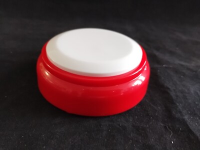 English Talking Button Voice Alarm Clock Blind Visually Senior Speaking RED Time