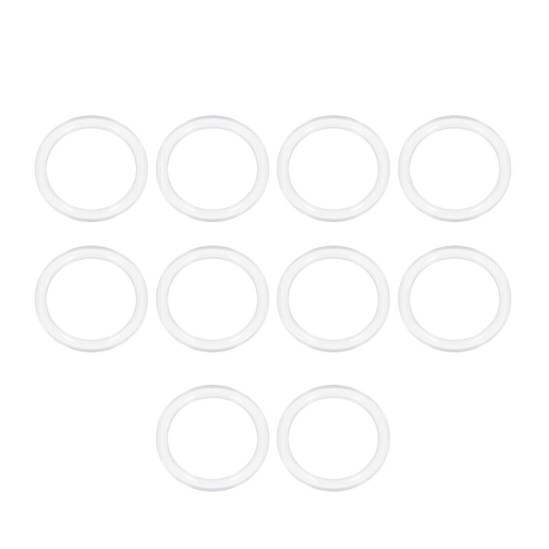 20 Joints Toriques Silicone 20mm OD 16mm ID 2mm épaisseur - Blanc - Neuf Uxcell