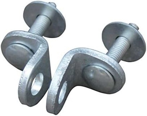 Coppia Di Occhioli Fissi Per Lucchetti | Vite Lunga | Metallo Resistente