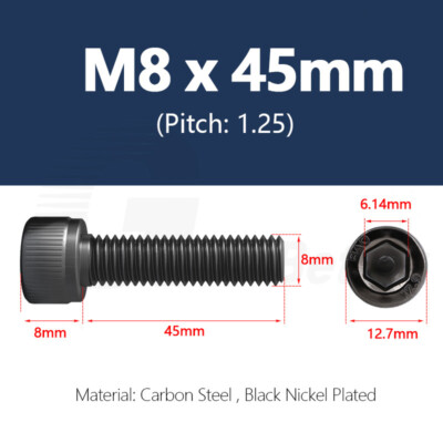 DIN 7984 Zylinderschraube Innensechskant niedriger Kopf M4 x 12 mm Titan Grade 2 kaufen - M4 x 12 mm