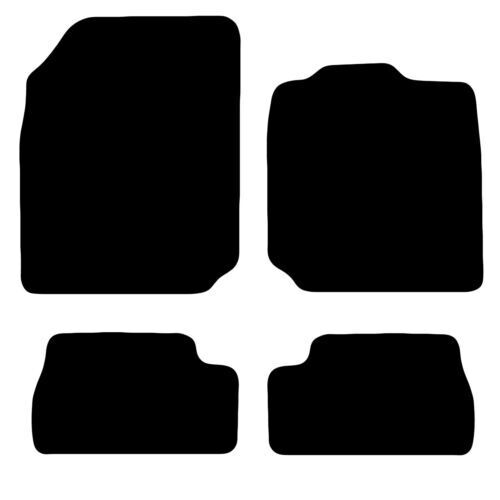 ADATTO NISSAN MICRA (K12) 2003-2010 SET TAPPETINI AUTO NERO COMPLETAMENTE SU MISURA - Foto 1 di 7