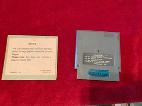 Double Dragon NES - Case And Box Art Included - Ships Free!