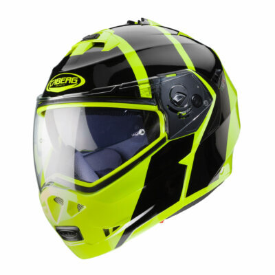 HELM CABERG MODULAR DUKE II 2 IMPACT H4 NEONGELB SCHWARZ GRÖSSE XS