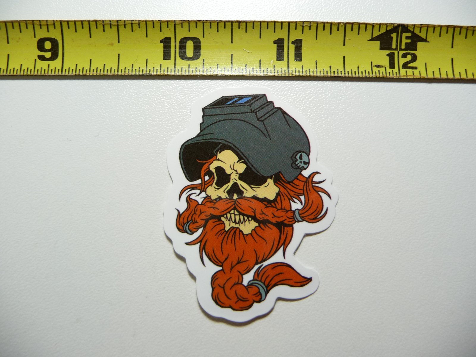 LONG HAIR WELDER MASK DECAL STICKER JOB WORK OCCUPATION