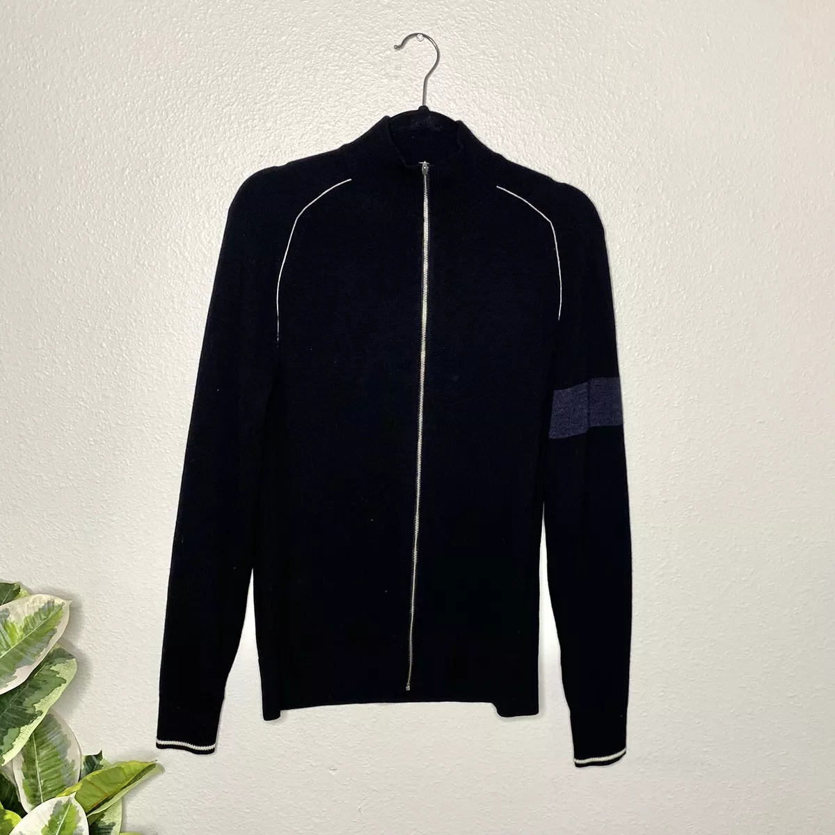 Rapha Merino Wool Mens Full Zip Track Top size Small