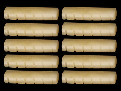 Unbleached Bone Nut Blanks For Luthier DIY Saddle Bridge 10-Pack - Foto 14