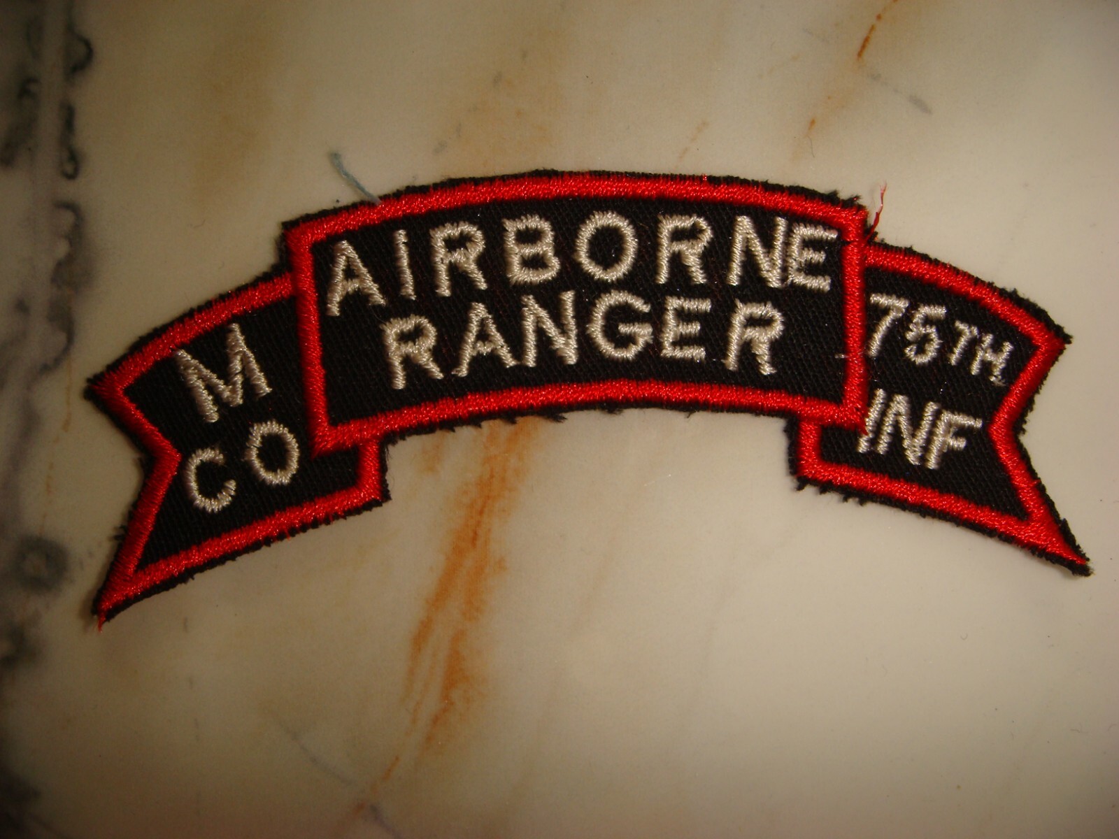 US M Co. AIRBORNE RANGER 75th INFANTRY RGT SCROLL PATCH | eBay