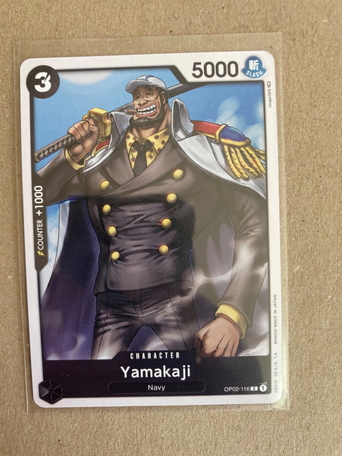 One Piece CCG - PARAMOUNT WAR - YAMAKAJI #OP02-116 - Mint