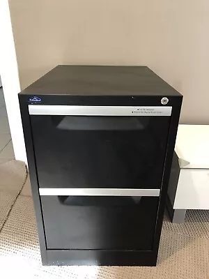 Black 2 Drawer Lockable Filing Cabinet With Keys Desks Gumtree Black 2 Drawer Lockable Filing Cabinet