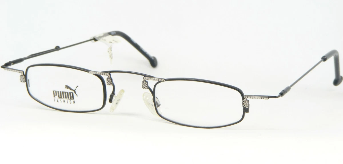 PUMA by Licefa 10314 525 BLACK SILVER EYEGLASSES GLASSES VINTAGE