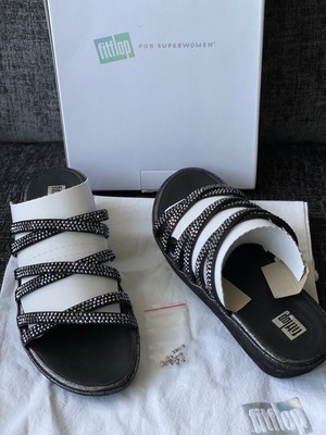 swarovski crystal fitflops