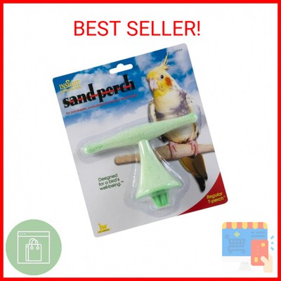 JW Pet Company Insight Sand Perch T Perch Bird Accessory, Regular, Assorted Colo