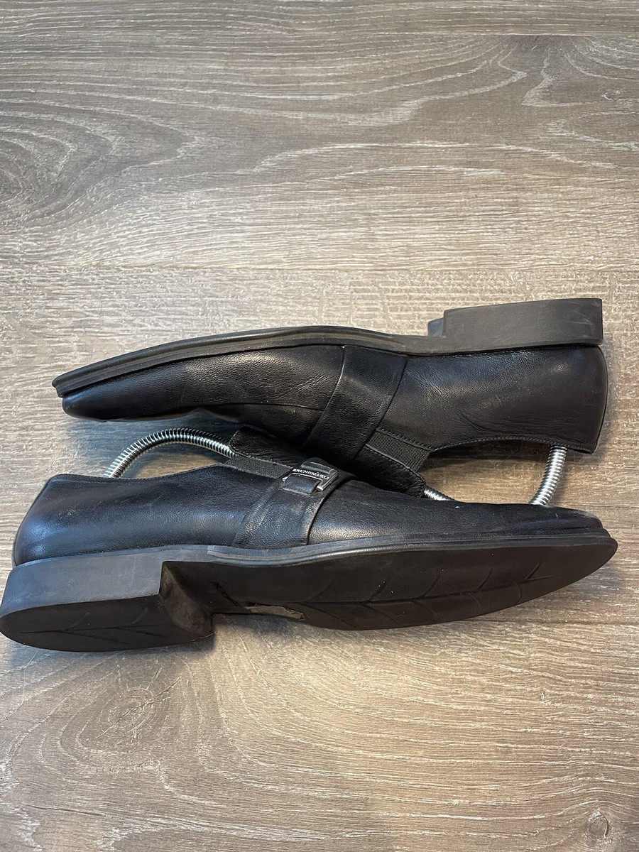Bruno Magli Mens Black Loafers & Slip Ons Penny Shoes Black 