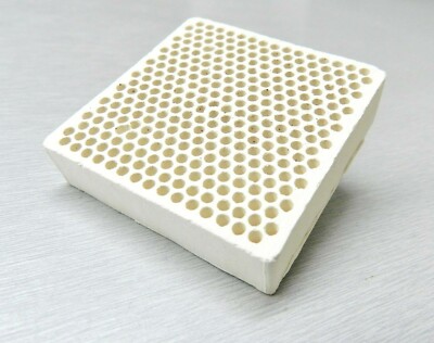 Ceramic Honeycomb Soldering Block Jewelry Heat Plate Alumina Board 2 x 2'' Square