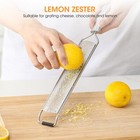 Lemon Zester, Heavy Duty Grater Handheld with Protective Cover  — photo 2