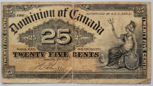 CANADA  25 Cents 1900   Dominion of Canada   P-9b - Picture 1 of 3