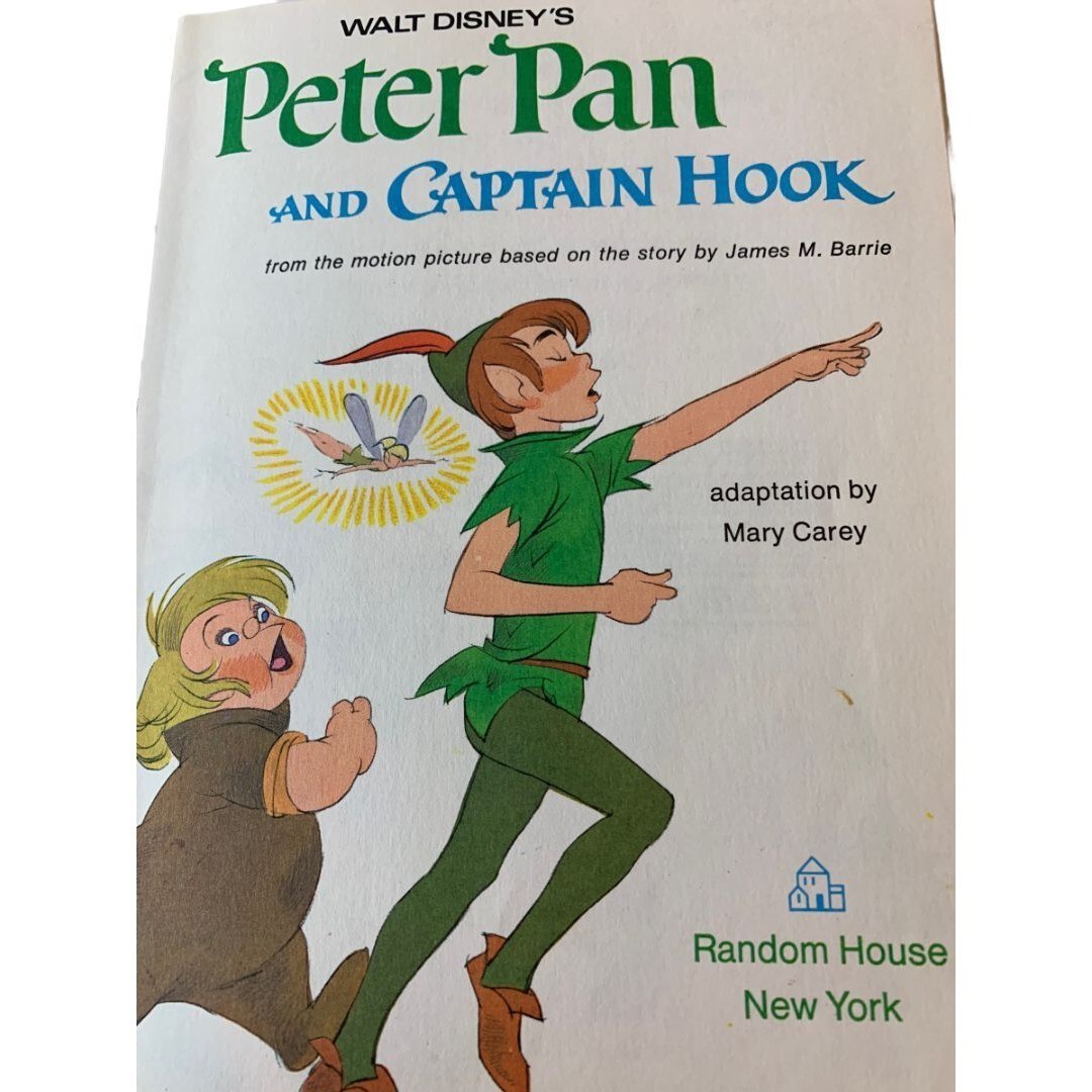Walt Disney 1972 Peter Pan and Captain Hook Wonderful World