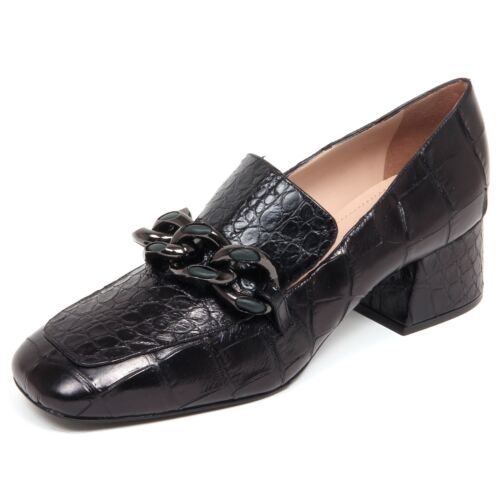 F6934 decollete donna black ALBERTO GOZZI scarpe shoe woman - Picture 1 of 4
