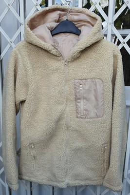 cream fleece jacket
