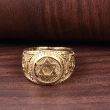 Star of David Ring. Jewish Star Ring. Star Ring Jewelry. Archangels Signet Ring