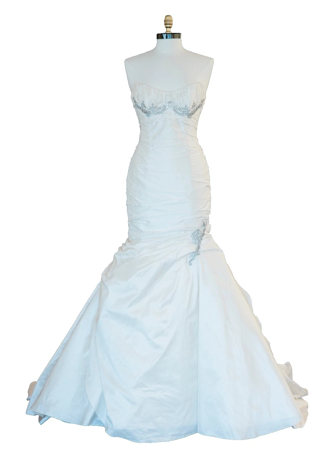 Beading 100% Silk 10 Women's Size Wedding Dresses