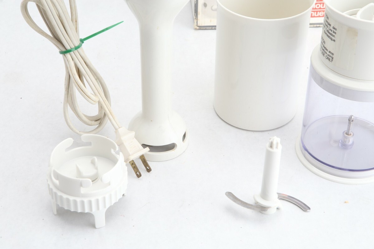 Braun MR 370 Hand Blender & Chopper Attachment w/ Original Box 