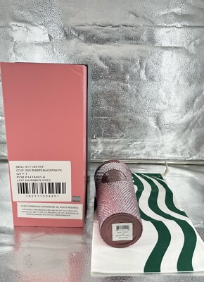 2023 AUTHENTIC Starbucks x Blackpink Rhinestone RoseGold Tumbler Limited  Edition | eBay