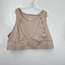 Torrid Active Light Support Sports Bra Beige 4-Way Stretch Breathable...