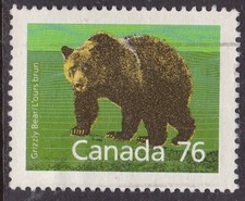 Canada 1989 Brown Bear 76c Fine Used SG 1275 VGC