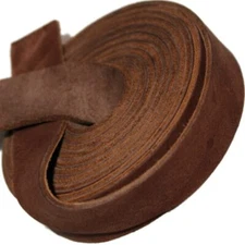 Leather Strap Medium Brown ¾ Inch Wide 72 Inches Long