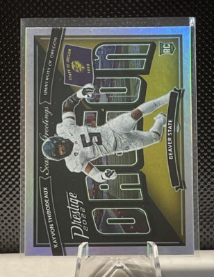 Kayvon Thibodeaux 2022 Panini Prestige Season's Greetings Rookie #SG-18 Oregon