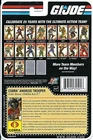 G I JOE File Card Filecard        UNCUT 2008 V17  Cobra BAT B.A.T.