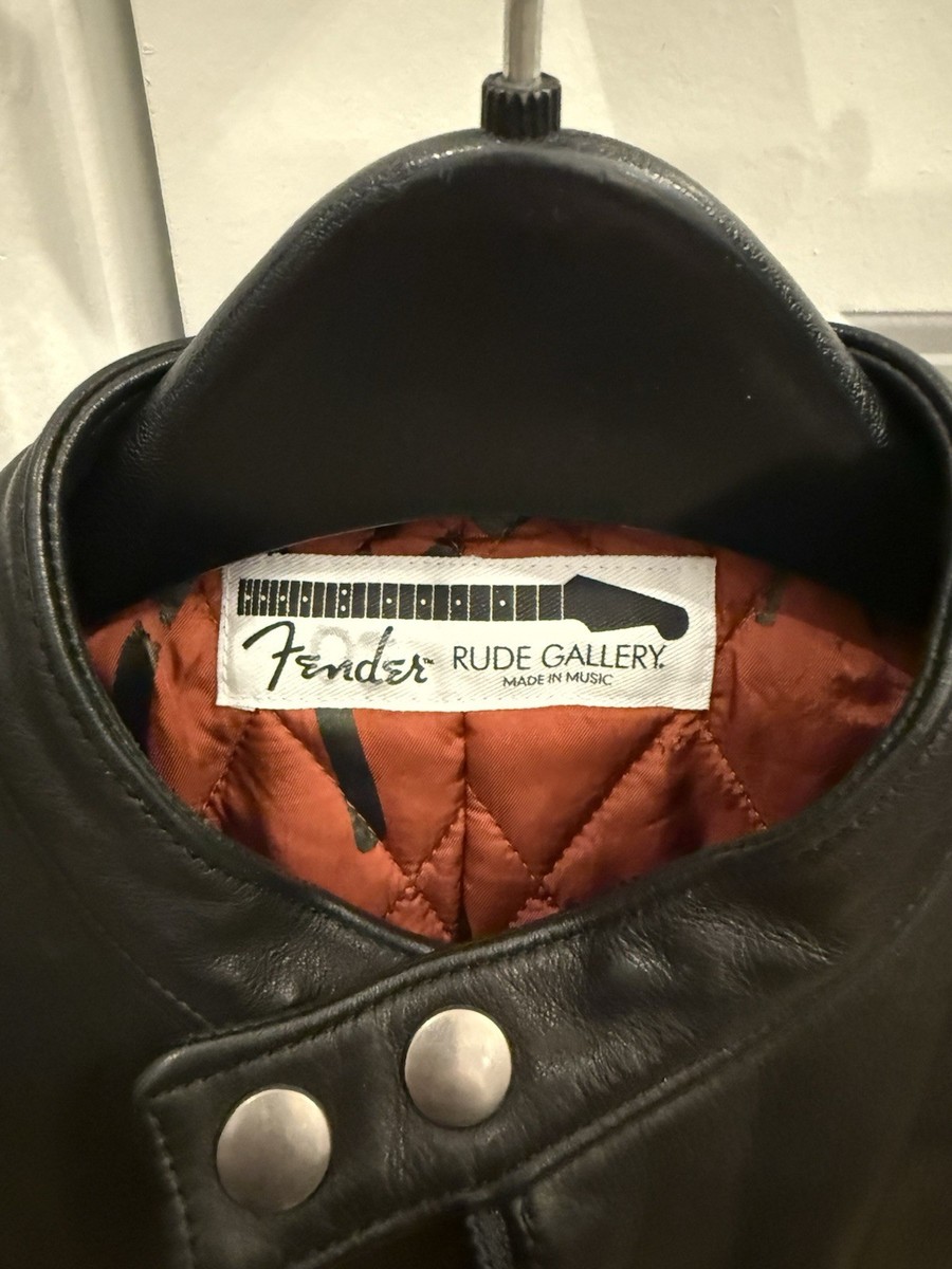 Rude Gallery X Fender Leather Jacket | eBay
