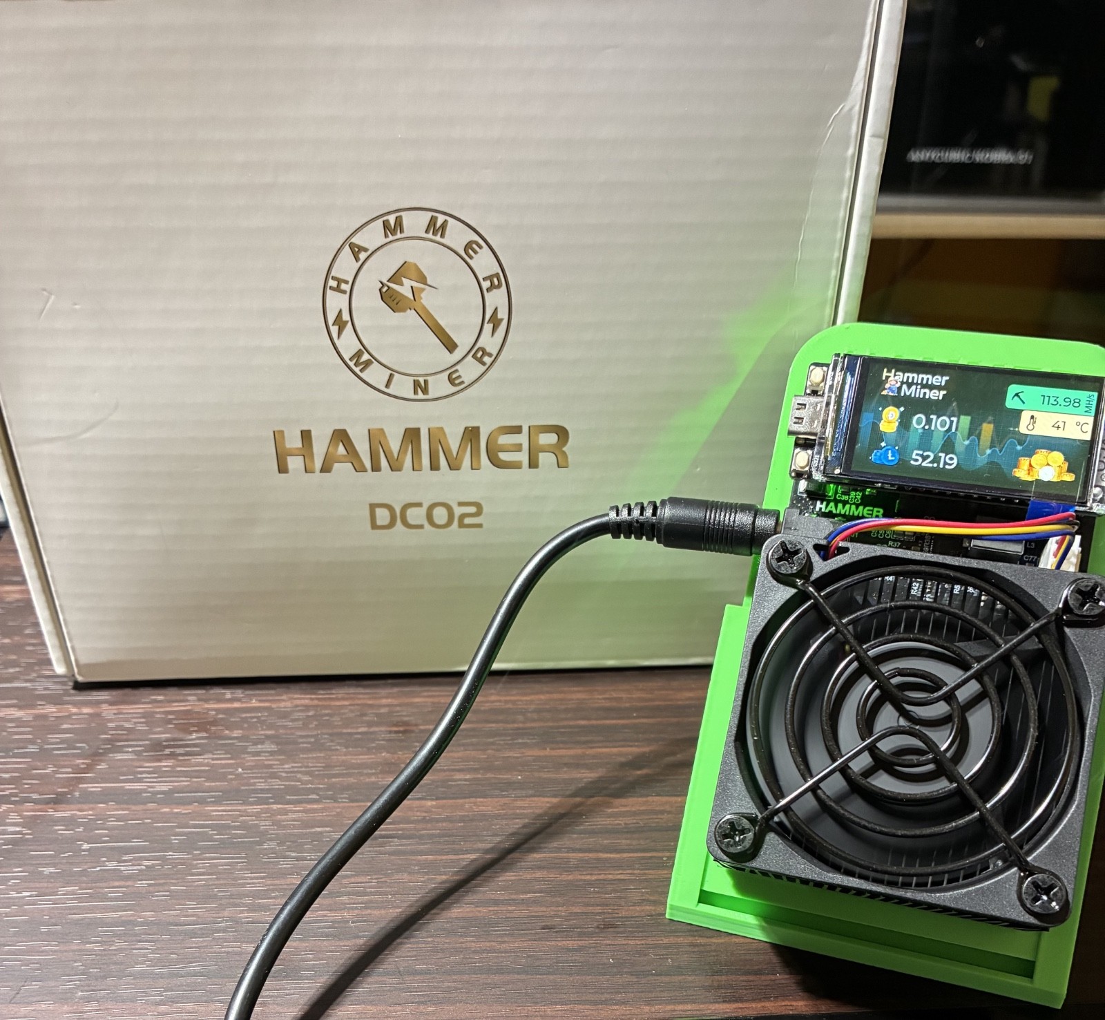Hammer Miner DC02 105MH Scrypt Dogecoin Litecoin Silent Home Crypto
