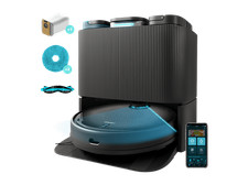 Robot aspirador - Cecotec Conga 11090 Spin , 4000 Pa nominal, Wi-Fi, Black