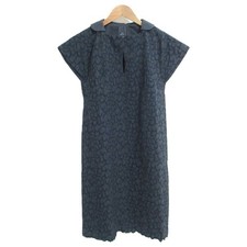 mina perhonen rustle short-sleeved dress qs3835 size 36 gray Women USED