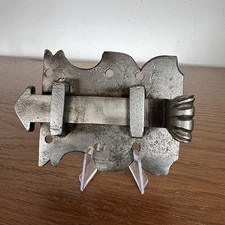 Alter Türriegel Schieber Riegel Eisen Beschlag Antik? Historismus? Pfeil Deko