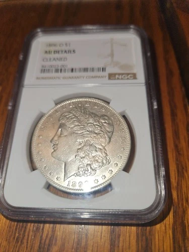 VIDEO GRADED 1896-O MORGAN w/DETAIL AU BELOW $89 MELT  PRICE FREE  SHIP,KEY DATE