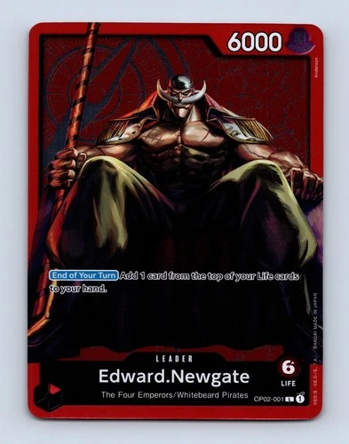 Edward.Newgate Former Four Emperors- OP02-001 One Piece