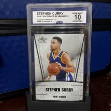 2018 Stephen Curry LEAF  Draft Silver, Rookie Achievement